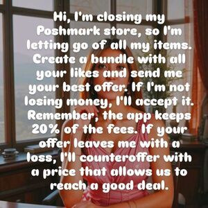 Store Closing Announcement - Bundle Offer